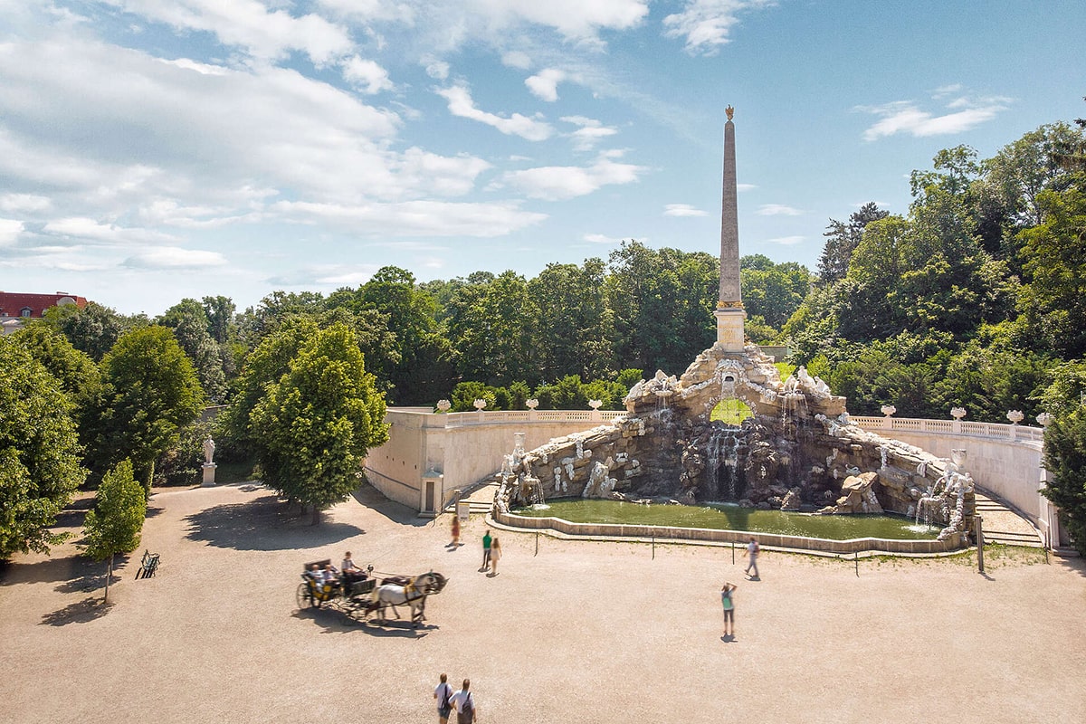 Obelisk Fountain at Schönbrunn Palace